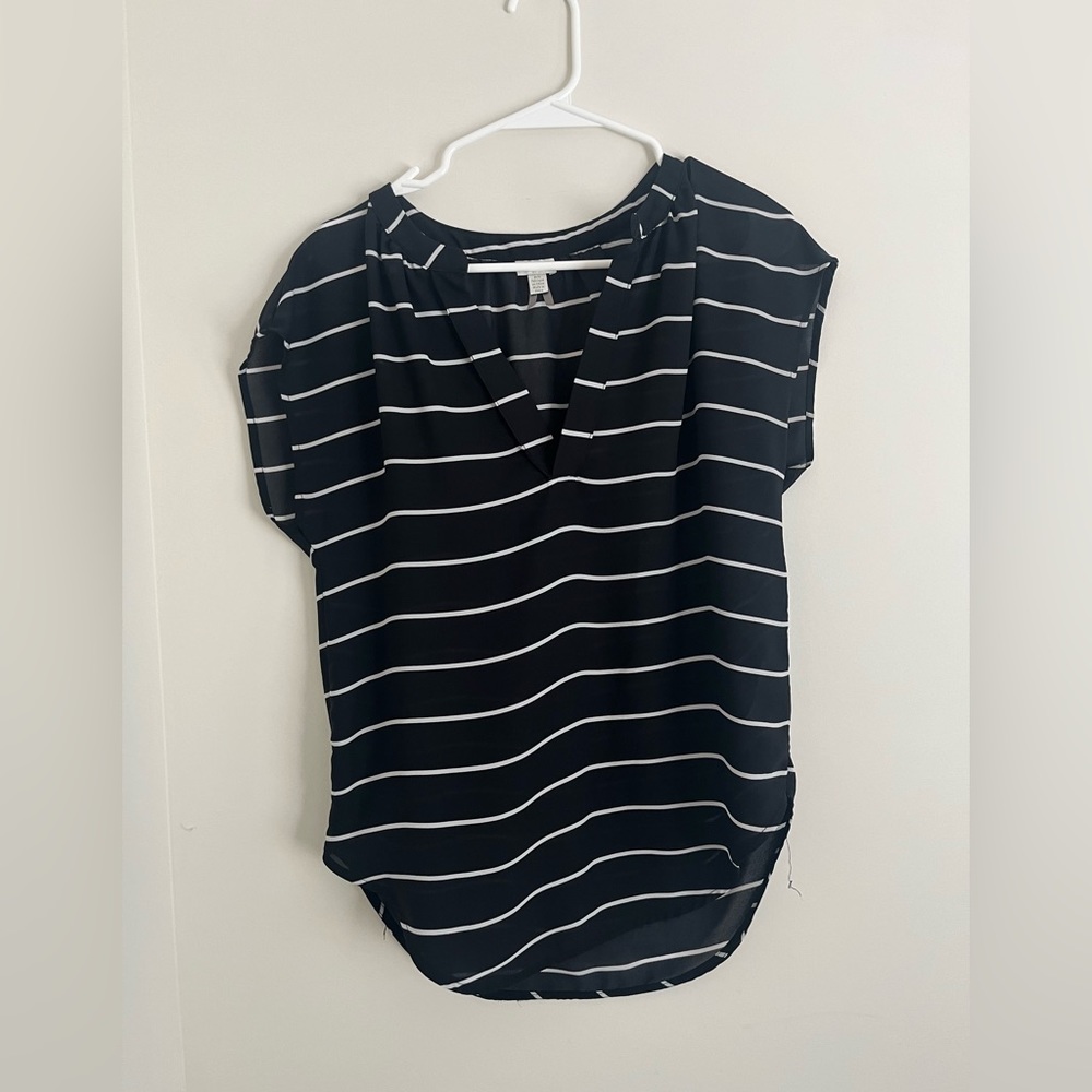 Dynamite Striped Blouse